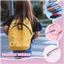 TRKETK 18 Pièces Porte-clés à Câble Coloré Multicolore Porte-Clés en Fil de Fer de 15 cm avec Serrure Tournante pour l'Extérieur
