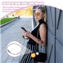 TRKETK 18 Pièces Porte-clés à Câble Coloré Multicolore Porte-Clés en Fil de Fer de 15 cm avec Serrure Tournante pour l'Extérieur