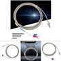 M6 Thermocouple de type K Câble BSW Sonde de Mesure de Température de Filetage de Vis Type K Câble de Thermocouple 1-5M (2M)