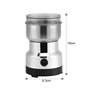 220V-240V Moulin à café électrique en acier inoxydable Moulin à Grains de café électrique broyeur à Domicile fraiseuse, pour caf