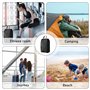 Lot de 4 Sac a Chaussures Voyage,Sac à Chaussures en Tissu Oxford de Grande Capacité,Housses Chaussures Pliable Portable avec Fe