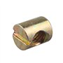 HALJIA 10 pcs M8 * 15 mm Corps Écrous à fente chevilles Écrous pour meubles Chaises de lit de berceau