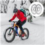 2 Pièces Disque de Frein pour VTT 160mm Rotor de Frein à Disque de Vélo en Acier Inoxydable avec 12 Boulons Vis Disque de Frein 