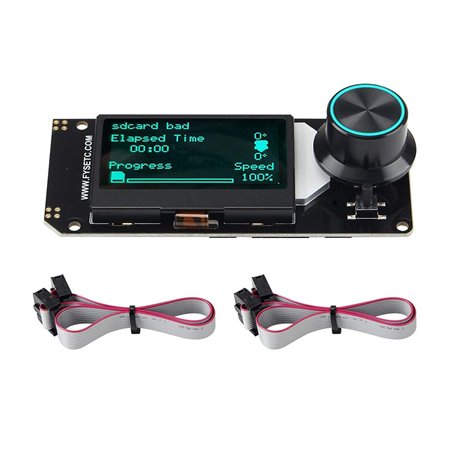 Toaiot MINI12864 LCD V2.1 écran affichage intelligent rétro-éclairage RVB blanc prend en charge Marlin bricolage avec carte SD a