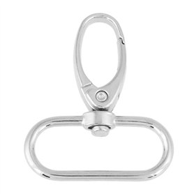 Clé de Crochets Anneaux Ensemble 20 Pcs Mousquetons Pivotants Porte-Clé Couleur d'Alliage de Zinc Détachables Pivotants avec Bou