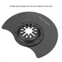 Lot de 5 lames de scie circulaire oscillantes pour bois/métal - Accessoires pour réparation de coupe et meulage
