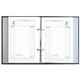 Exacompta 38970E Classeur Vide pour Feuillets Mobiles Perpétuel de Caisse 16 x 24 cm Noir