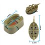 Inline Méthode De Pêche La Carpe Feeder Mangeoires Moule Plastique Outils à Ap