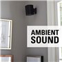 Sanus Support d'enceinte murale réglable pour Sonos Play : 1 & Play: 3- Inclinable et orientable pour un meilleur son - Lot de 2