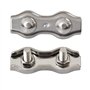 Cozihom Lot de 14 serre-câbles Duplex en acier inoxydable M3 de 1/8"
