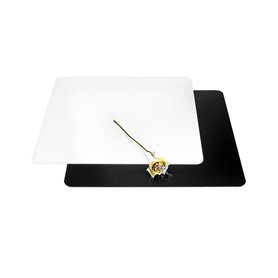 QWORK® 400x400x3mm Plaque Acrylique pour Photographie