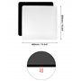 QWORK® 400x400x3mm Plaque Acrylique pour Photographie, Panneaux Réflecteurs Acryliques Fond Photo pour Produit de Bijoux Aliment