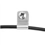 QWORK® Lot de 100 Clips de Fixation en Acier Inoxydable 304 pour Clôtures Agricoles - Résistant à la Rouille avec Vis Incluses