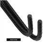 QWORK® Lot de 2 Leviers de Couvercle de Canal de 30 cm - Crochet Leve Plaque - Acier Fiable avec Finition Soignée