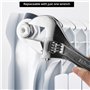 QWORK® 4 pièces bouchon de valve ventilation radiateur, 1/2" vis de ventilation de radiateur