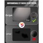 Tapis de Souris Gaming Matériau en Verre Speed Gaming Noir 350 x 260 mm Tapis de Souris Ultra Mince Améliore la Précision et la 