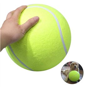 hihey Balles de Jouets pour Chiens Robes de Tennis pour Animaux de Compagnie 24CM Diamètre Chien Jouets à mâcher pour Animaux de