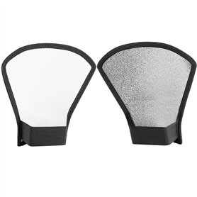 Neewer® Diffuseur Flash Argent/Blanc Réflecteur pour Flash Speedlite Nikon SB-600