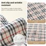BORDEAG 4 Pièces Bavoir Adulte, Bavoir pour Adulte Imperméable, Bavoir pour Adultes avec Attrape-Miettes Protection de Vêtements