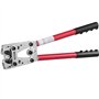 VEVOR Pince à Sertir 6/10/16/25/35/50 mm² Outil de Sertissage Cosses de Câbles Batterie en Aluminium Cuivre AWG10-1/0 avec 6 Tai