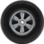 VEVOR Roue à pneu à plat en PU, 254 mm, lot de 2, charge dynamique 81,6 kg, charge statique 99,8 kg, pneus et roues sans chambre