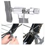 QKURT Pince à verrou chaîne + Outil rivetage chaîne vélo + 6 Paires de maillons manquants vélo, Pince à chaîne pour riveteuse ma