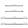 J&D Bande lumineuse à LED PC RVB, 2-Paquet Bandes Lumineuses Adhésives Magnétiques Extension avec RGB 4Pin pour Boîtier Mère/Ord
