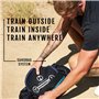 Hyperwear Sandbag System Sac de sable pour fitness avec cloche de sable pré-remplie Taille SM 4 x 4,5 kg