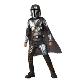 Rubies’s 702773-M Costume du Mandalorian pour enfant Gris/marron