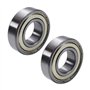 Othmro Lot de 2 roulements à billes à gorge profonde 6205ZZ - 25 x 52 x 15 mm - Double blindage