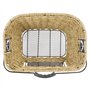 M-Wave Unisexe Ocean F Jonc de mer Panier, Marron, 35 x 25 x 26/22 cm