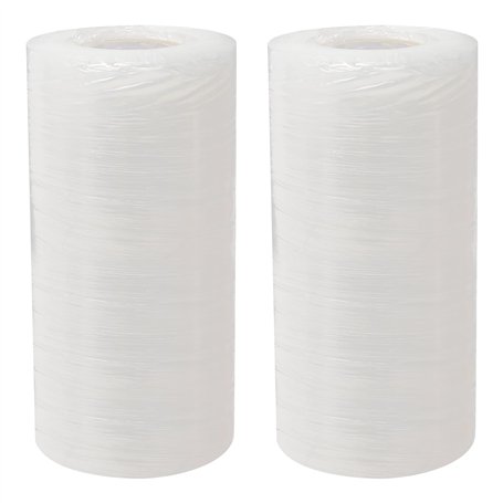 Othmro Lot de 2 films étirables en plastique durable - 15 cm x 200 m - Très résistants - Pour déménagement et emballage - Transp