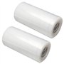 Othmro Lot de 2 films étirables en plastique durable - 15 cm x 200 m - Très résistants - Pour déménagement et emballage - Transp