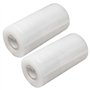 Othmro Lot de 2 films étirables en plastique durable - 15 cm x 200 m - Très résistants - Pour déménagement et emballage - Transp