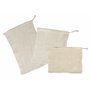 BIRAMBEAU, kit Courses et Conservation, composé d'un Sac de Courses, Lot de 6 Filets réutilisables pour Fruits et légumes, Lot d
