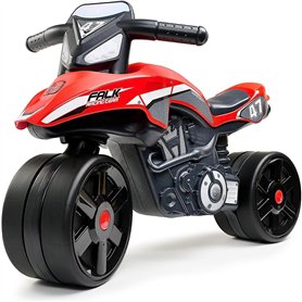 FALK - Draisienne Moto Racing Team - Roues Larges sécurisantes - Dès 2 Ans - 40% de Plastique recyclé - Fabriqué en France - 540