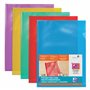 OXFORD Lot de 100 Pochettes-Coin Haute Résistance A4 PVC Lisse Epaisseur 15/100ème Coloris Assortis
