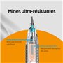 Bic Break Resistant Porte-mines avec Gomme Rétractable et Mine Infusée de Nano-Diamants - Lot de 12