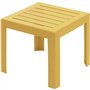Table basse - GROSFILLEX - MIAMI - 40x40x39cm - Jaune indien