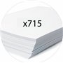 Exacompta - réf. 53709E - Carton de 20 classeurs à levier papier marbré gris - Dos 80 mm - Mécanique 80 mm - Dimensions extérieu