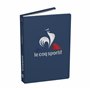 Agenda Scolaire 2024 - 2025 LE COQ SPORTIF Couverture polyuréthane avec logo brodé 12x17cm journalier