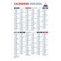 Agenda Scolaire 2024 - 2025 LE COQ SPORTIF Couverture polyuréthane avec logo brodé 12x17cm journalier