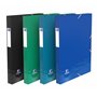 Oxford Boîte Capacité Standard Oceanis 24x32cm Dos 25mm avec Elastique Couverture Polypro Recyclé Opaque Couleurs Aléatoires