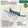 Outil de jardinage en acier