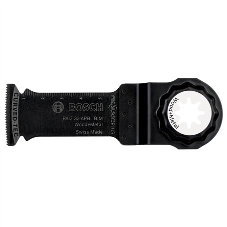Bosch Accessories Lame de scie Bois et Métal BIM 32x60 mm BOSCH PAIZ 32 APB Starlock Plus pour outil oscillant - 2608662315