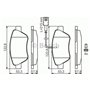 Bosch BP339 - Plaquettes de Frein Avant pour Voiture - Qualité Bosch - Réduction du Bruit et de la Poussière - Certifié ECE-R90 