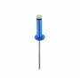 Restagraf - Rivets Épanouis Bleus, Blancs pour Plaques d'Immatriculation - Diamètre 4 mm - Longueur 26 mm - Réf. 225107 - Bliste