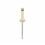 Restagraf - Rivets Épanouis Bleus, Blancs pour Plaques d'Immatriculation - Diamètre 4 mm - Longueur 26 mm - Réf. 225107 - Bliste