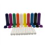 Healifty Lot de 20 tubes d'inhalation nasale vides rechargeables pour huiles essentielles aromathérapie avec barre en coton