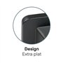 GEFOM 400220 Projecteur LED mural Aluminium/Verre 10 W Noir étanche, trempé, Intégré, 10W